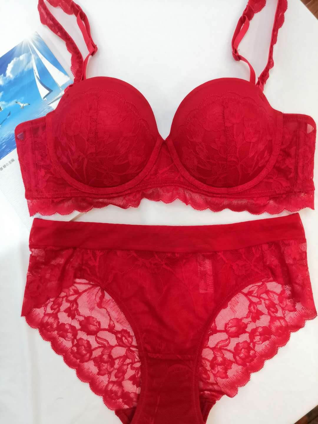 Popular Lace Ladies Underwear Set Push Up Bra - MYLUXURY LANE ENTERPRISE
