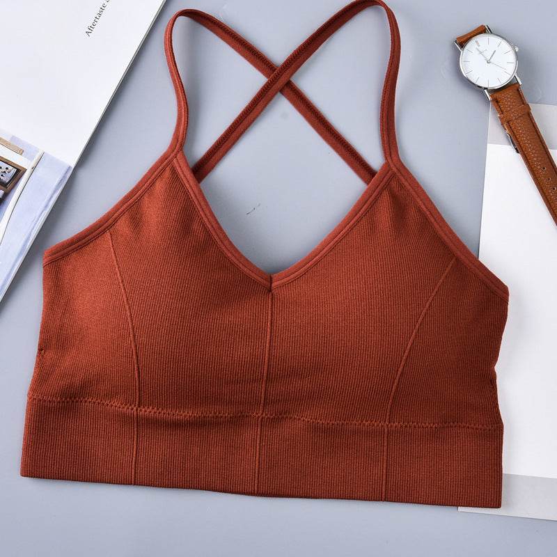 Large U Beauty Back Cross Sling Underwear Ladies Belt Chest Pad Anti-wardrobe Malfunction Base One-piece Tube Top Wrapped Chest For Women - MYLUXURY LANE ENTERPRISE