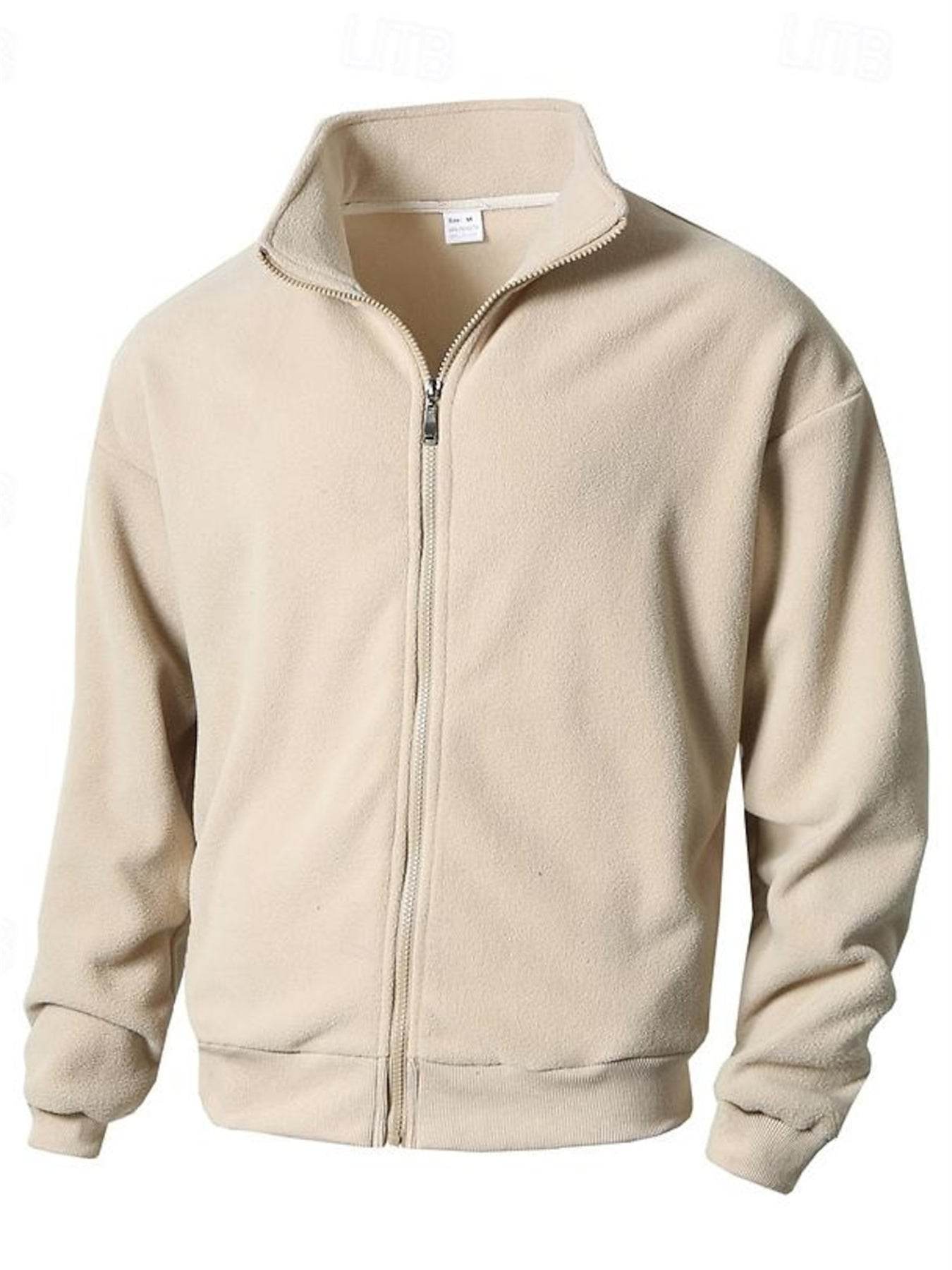 Winter New Slim Round Neck Long Sleeve Stand Collar Cardigan - MYLUXURY LANE ENTERPRISE