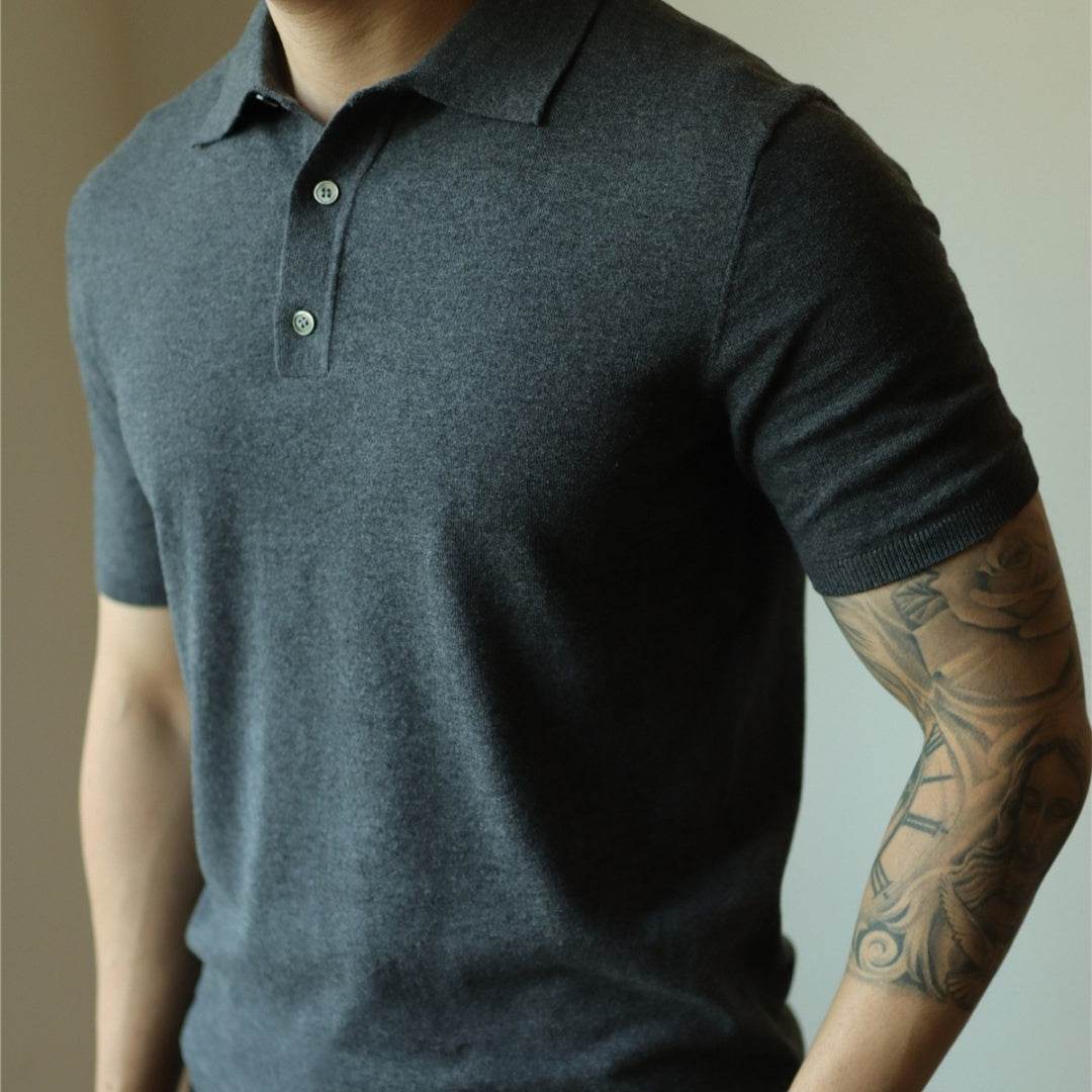 Men's Slim Fit Casual American Retro Fashion Minimalism T-shirt - MYLUXURY LANE ENTERPRISE