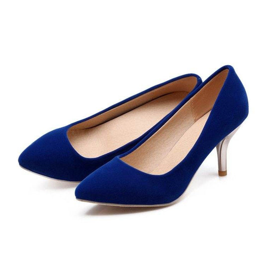 Suede nubuck high heels - MYLUXURY LANE ENTERPRISE
