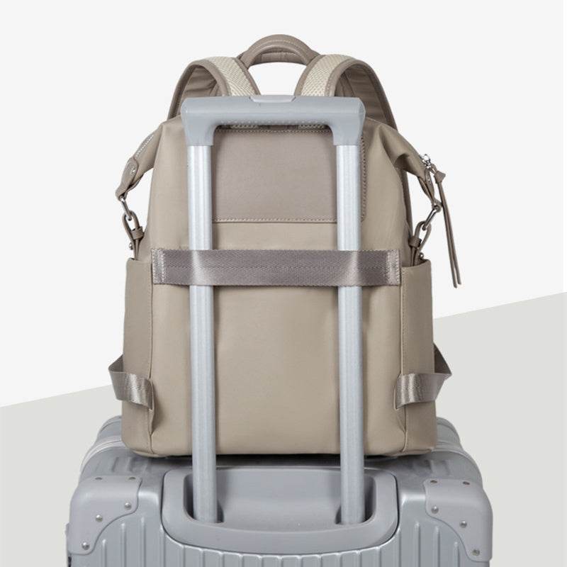 Women's Casual Backpack With Hand-hold Design Lightweight And Waterproof Commuting Travel Computer Bag Large Capacity Handbag - MYLUXURY LANE ENTERPRISE