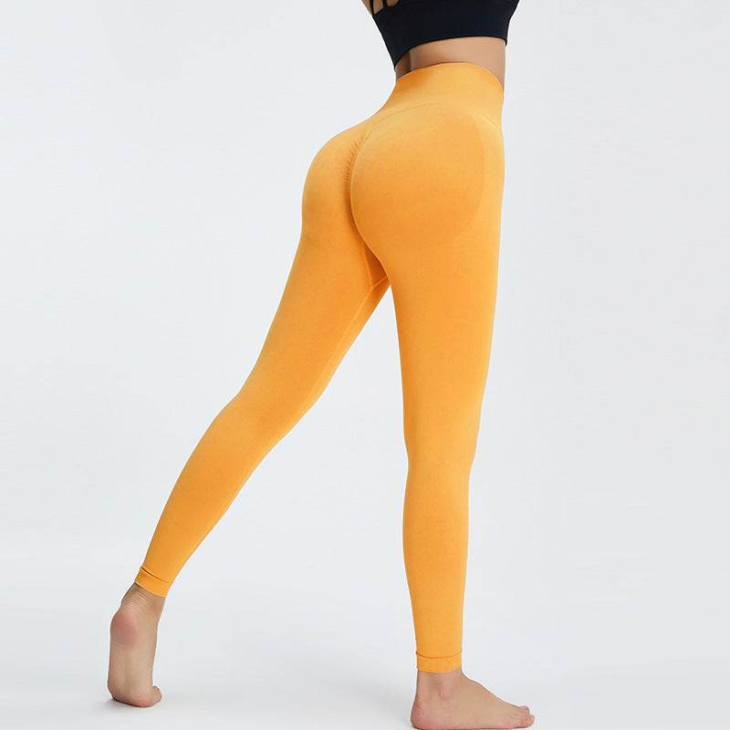 High Waisted And Hip Lifting Fitness Pants For Women With High Elasticity - MYLUXURY LANE ENTERPRISE