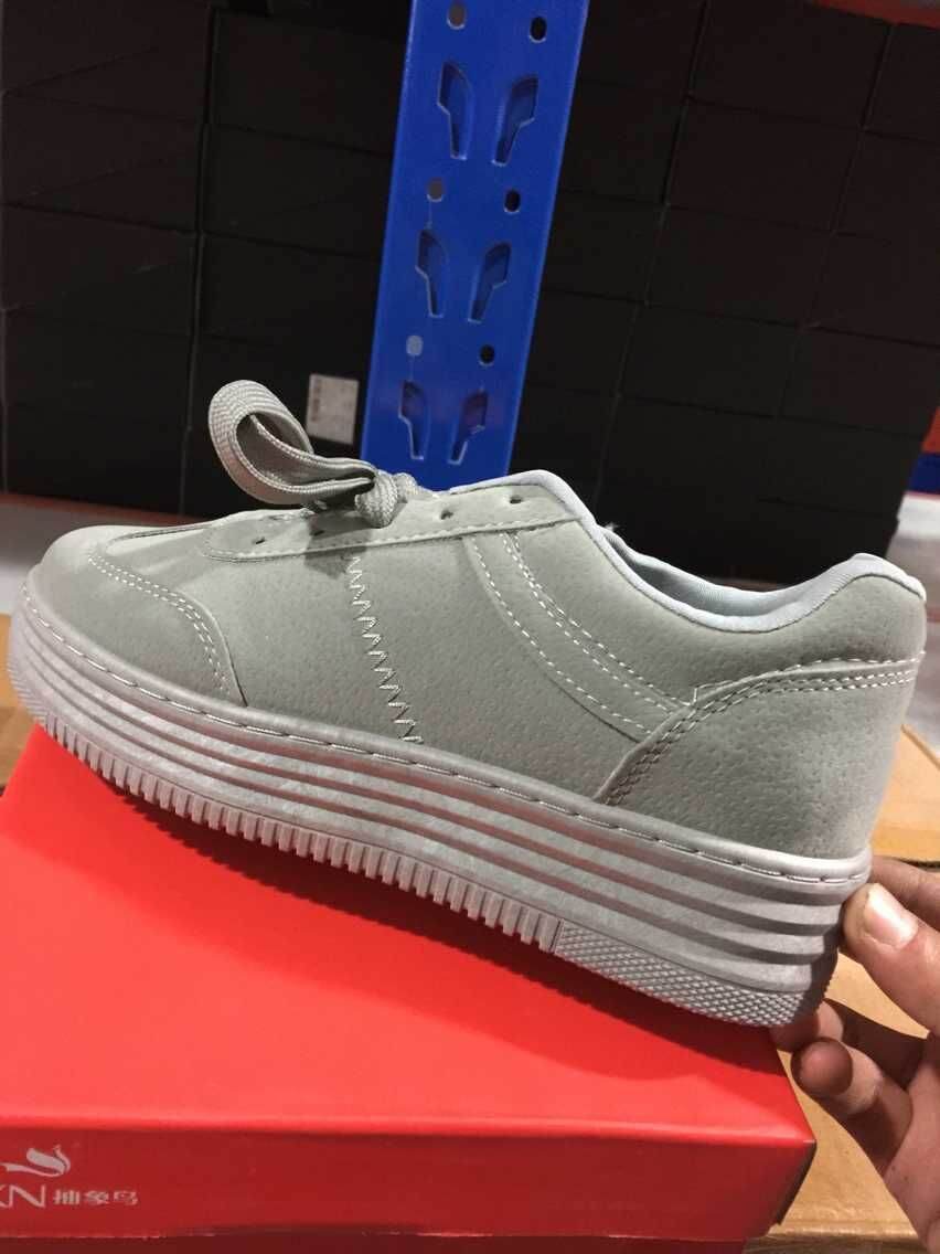 White Leather Lace Up Shoes Casual Sports Shoes - MYLUXURY LANE ENTERPRISE
