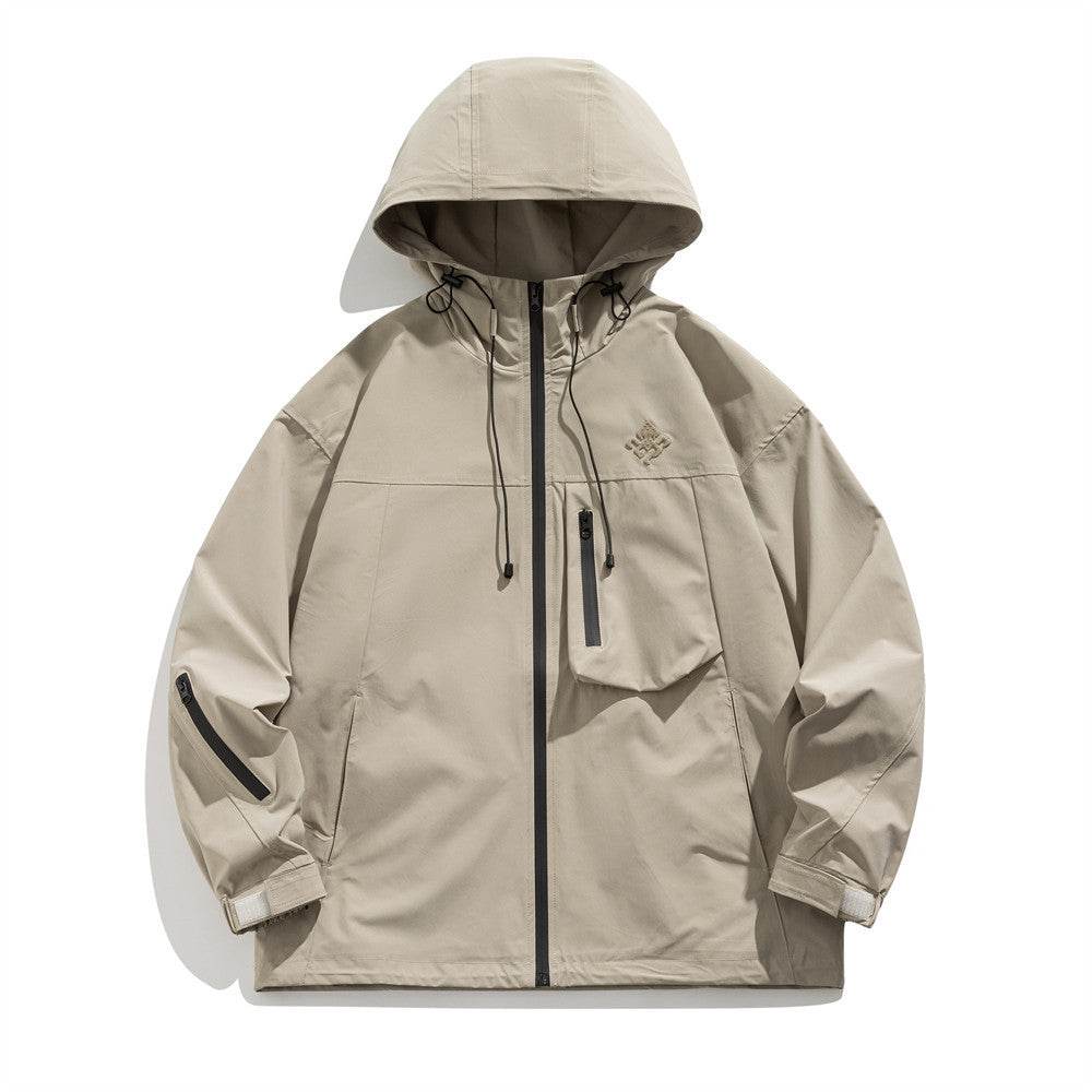 American Functional Shell Jacket Men's Spring And Autumn Mountain Style - MYLUXURY LANE ENTERPRISE