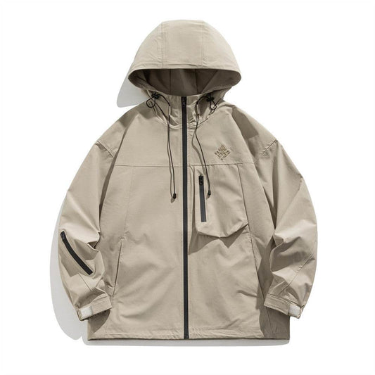 American Functional Shell Jacket Men's Spring And Autumn Mountain Style - MYLUXURY LANE ENTERPRISE