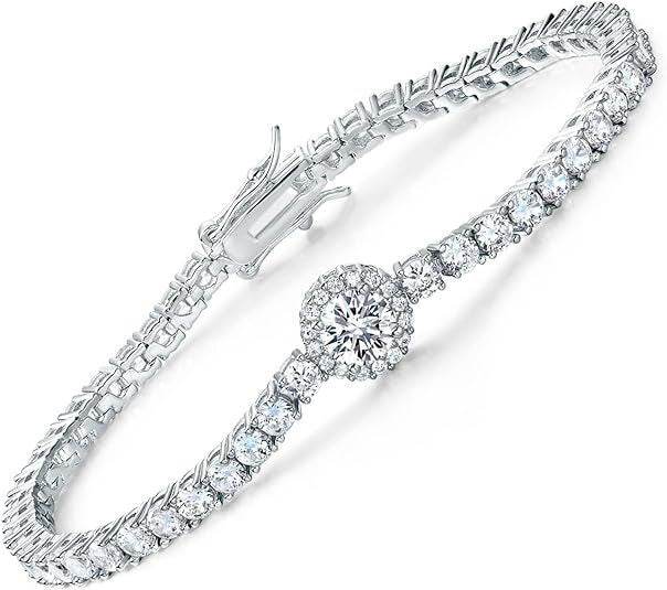 Classic 18K Gold Electroplated Zircon High-grade Tennis Bracelet Full Diamond European And American Hip Hop Style Personality - MYLUXURY LANE ENTERPRISE