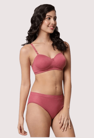 Casual Chic Cotton Bra Panty Set - MYLUXURY LANE ENTERPRISE