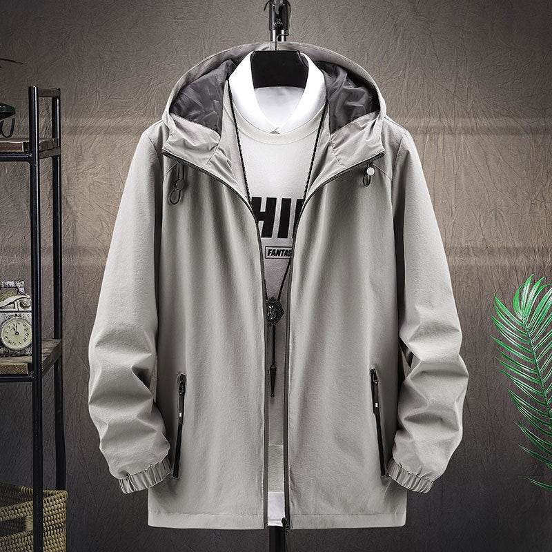 Fall Men's Hooded Jacket Casual Men's Tops Workwear - MYLUXURY LANE ENTERPRISE