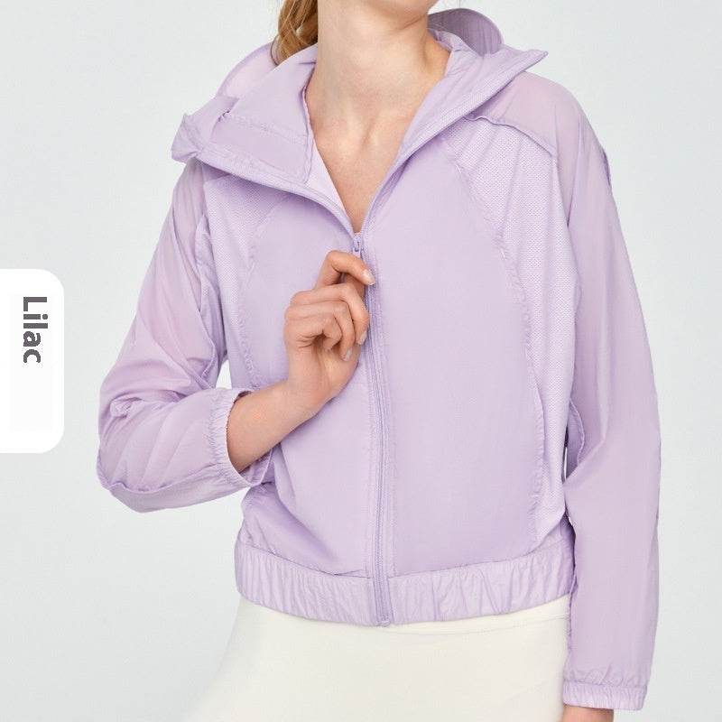 Large Brim Thin Mesh Breathable Sports Jacket - MYLUXURY LANE ENTERPRISE
