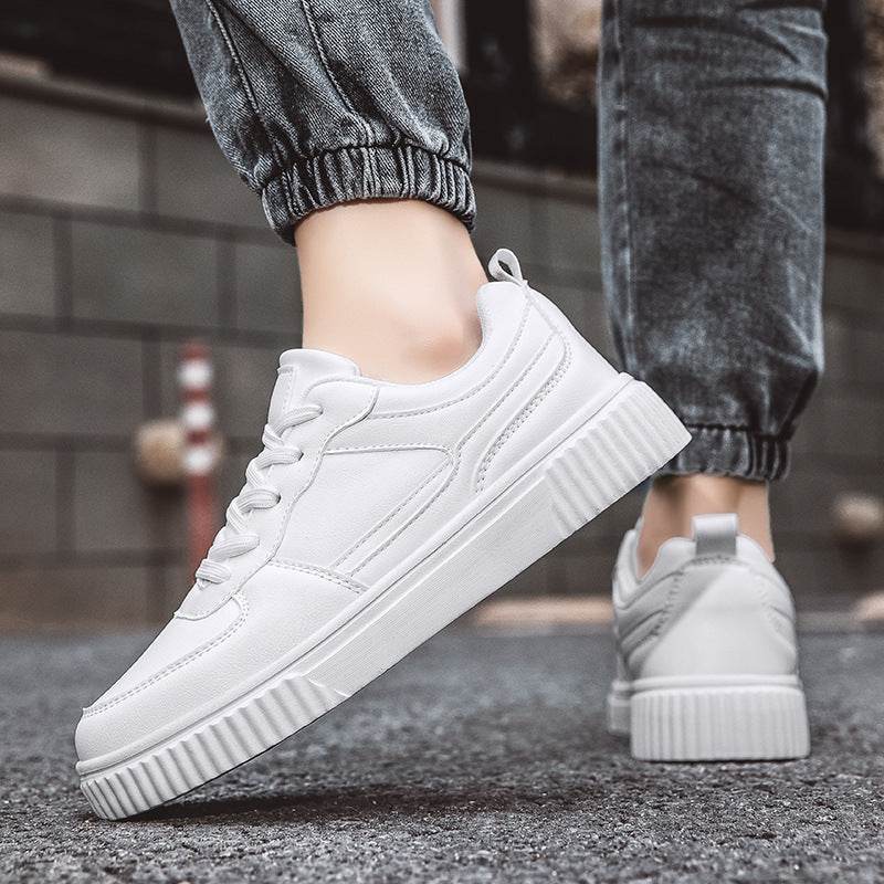 Autumn New Breathable White Shoes For Students Korean Style Trendy All-Match Platform Sports Casual - MYLUXURY LANE ENTERPRISE