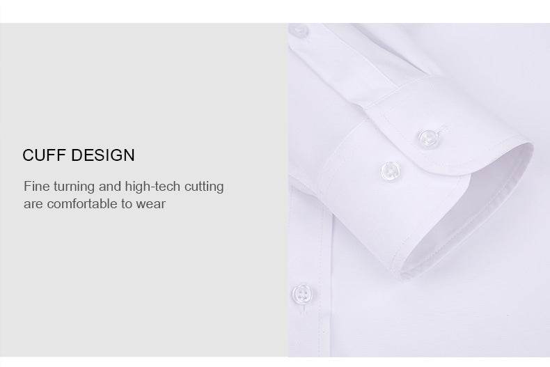 Men's Business Casual Long Sleeve Shirt - MYLUXURY LANE ENTERPRISE