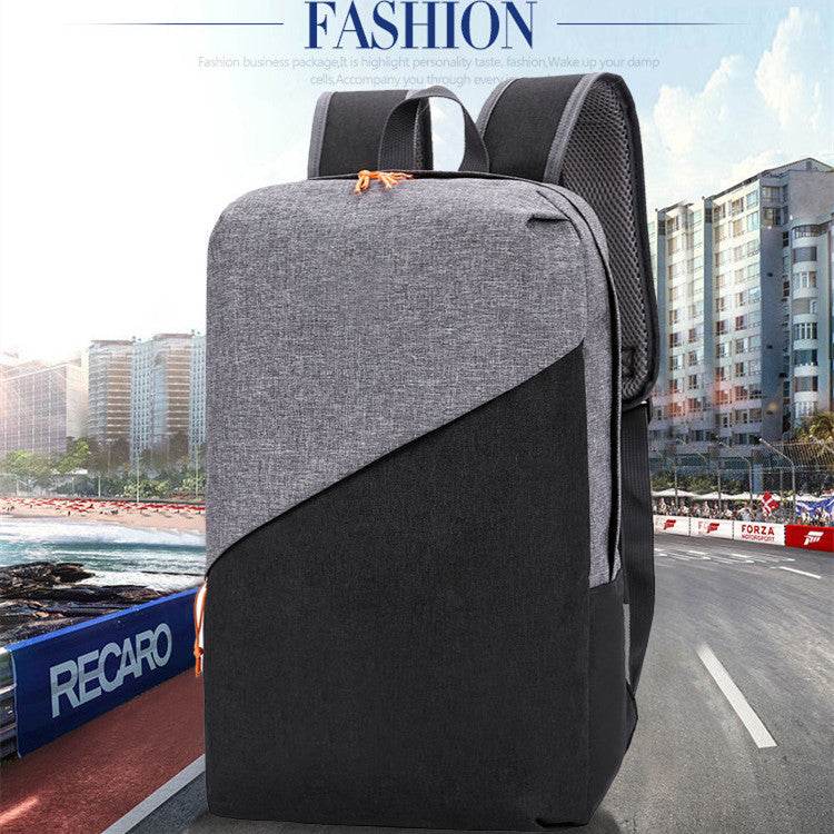 Business Commute Contrast Color Backpack - MYLUXURY LANE ENTERPRISE