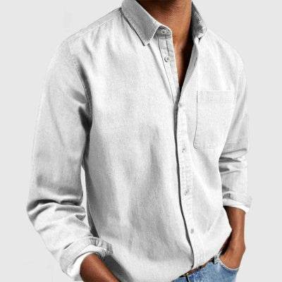 2024 Men's Shirt New Long Sleeve Lapel - MYLUXURY LANE ENTERPRISE