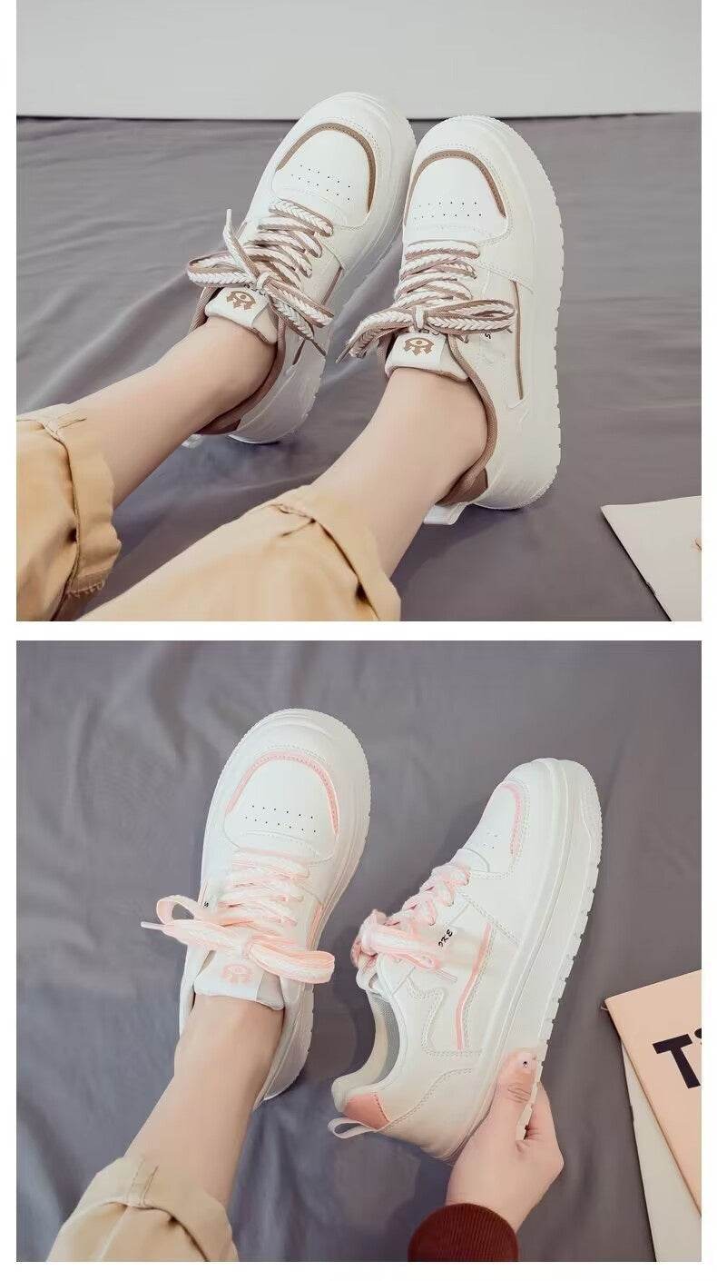 Platform White Shoes Minority All-match Running Leisure Sneakers - MYLUXURY LANE ENTERPRISE