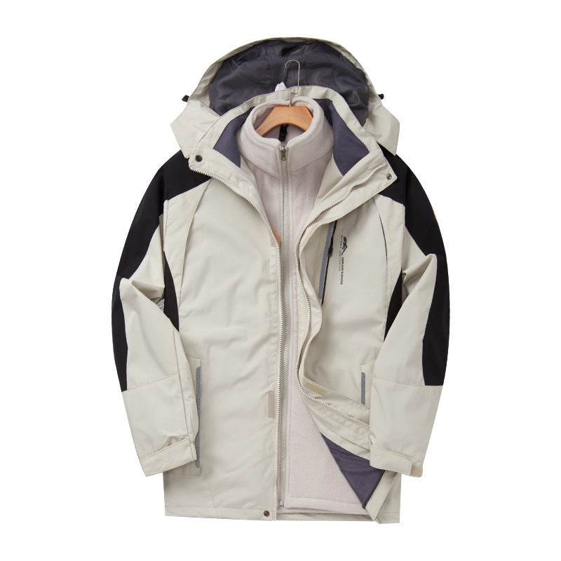 Men's Shell Jacket Detachable Ski Suit Women's Overalls - MYLUXURY LANE ENTERPRISE