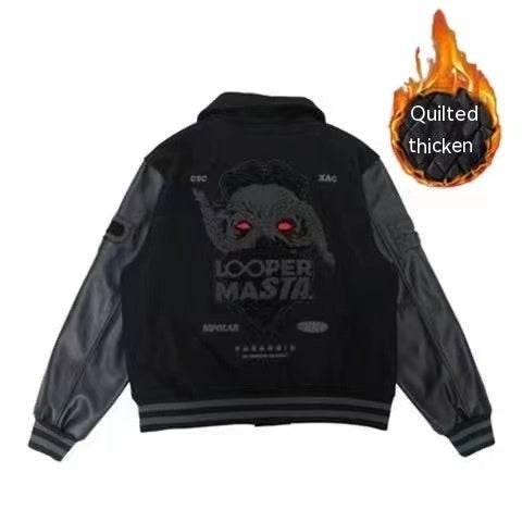 Baseball Uniform High Street Vintage Trendy Casual Coat - MYLUXURY LANE ENTERPRISE
