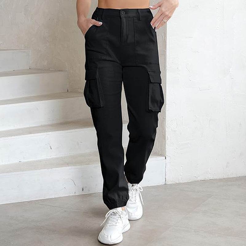European And American Style Women Casual High Waist Jogging Overalls - MYLUXURY LANE ENTERPRISE
