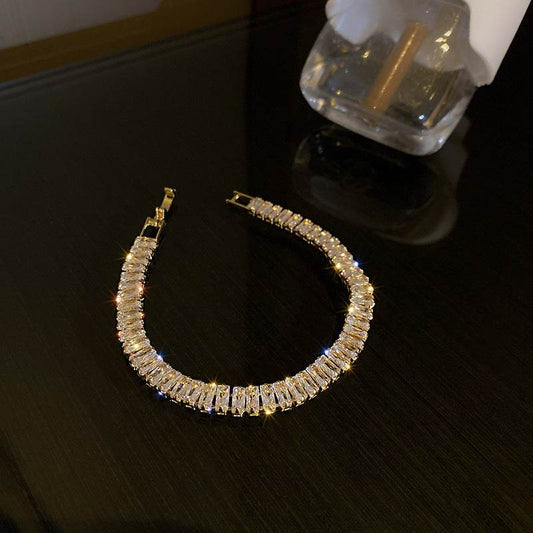 Fashion Simple Geometric Zircon Bracelet - MYLUXURY LANE ENTERPRISE