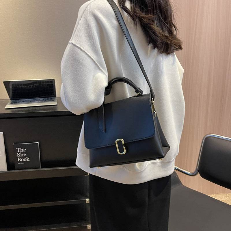 Retro Women's Frosted Small Square Bag Casual Shoulder Bag - MYLUXURY LANE ENTERPRISE