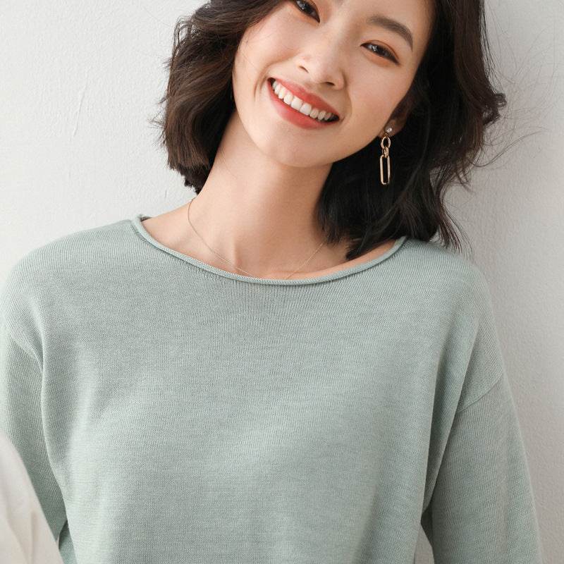 Korean Style Loose Inner Sweater Women All-match Bottoming Shirt - MYLUXURY LANE ENTERPRISE