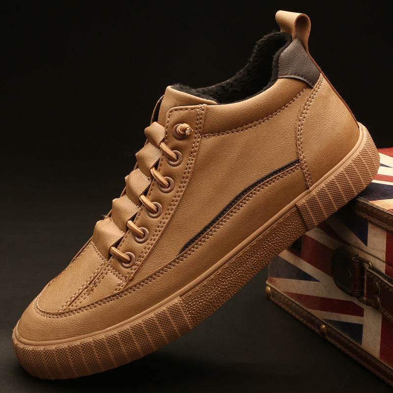 Winter High-top Casual Cotton-padded Shoes Warm Non-slip - MYLUXURY LANE ENTERPRISE