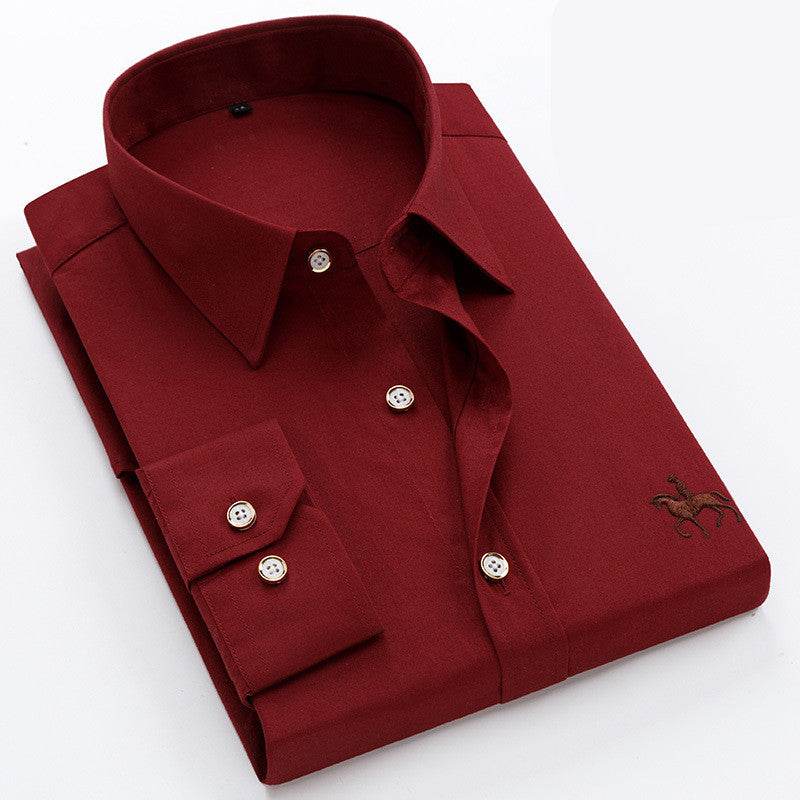 Men Fashion Long Sleeve Shirt Casual - MYLUXURY LANE ENTERPRISE
