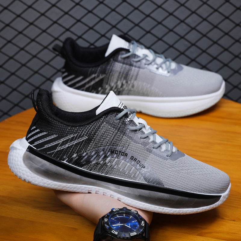Thin Mesh Breathable Lace Up Thick Bottom Men's Sneaker - MYLUXURY LANE ENTERPRISE