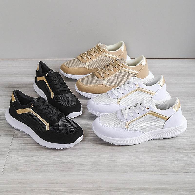Women Sneakers Lace-up Sports Shoes - MYLUXURY LANE ENTERPRISE