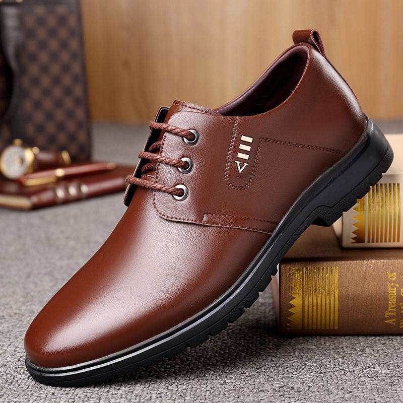 Leather Shoes Men's Business Casual Pumps - MYLUXURY LANE ENTERPRISE
