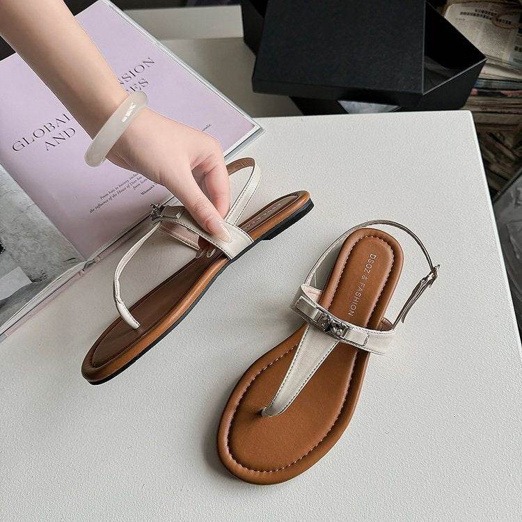 Women's Flat Sandals Summer New Strap - MYLUXURY LANE ENTERPRISE