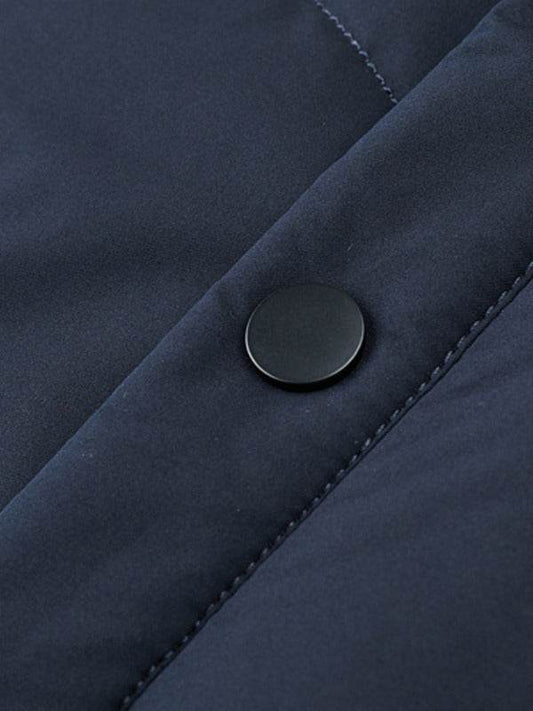 Fall Winter Men Jacket Lapel Fashion Business Lightweight Silk Cotton-padded Coat - MYLUXURY LANE ENTERPRISE