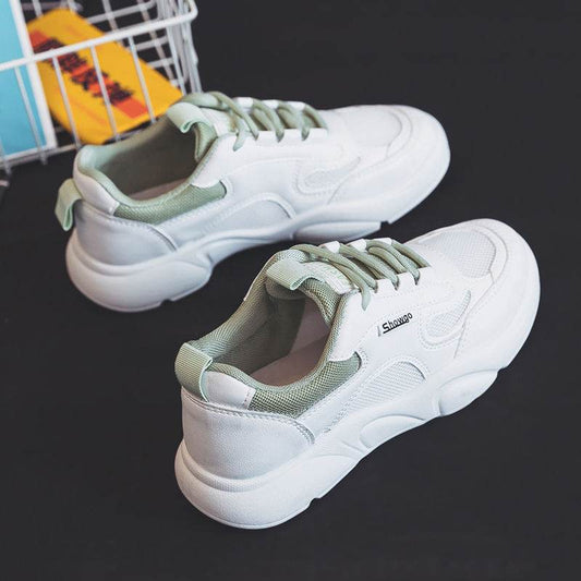 Korean Version All-match Running Mesh White Casual Shoes - MYLUXURY LANE ENTERPRISE