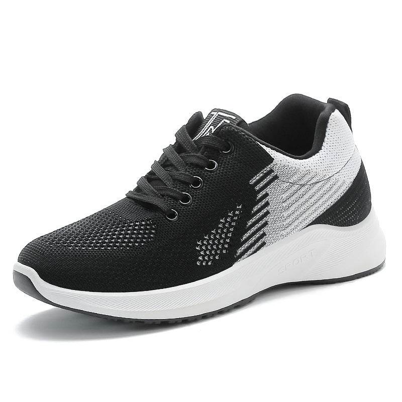 Women's Breathable Flying Woven Lace-up Fashionable Sports Shoes - MYLUXURY LANE ENTERPRISE