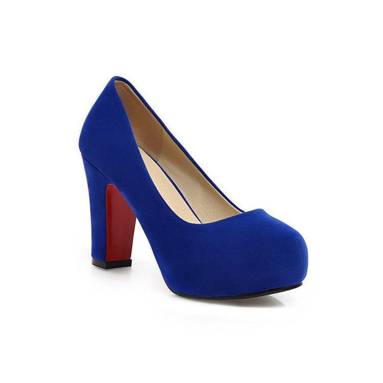 High heel round toe platform women's shoes - MYLUXURY LANE ENTERPRISE