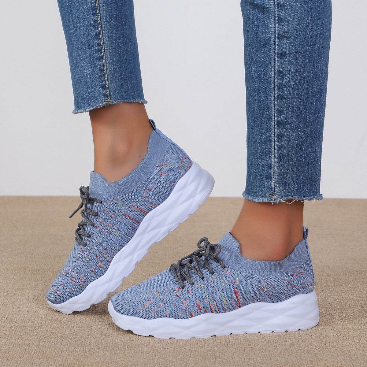 Summer New Fashion Sports And Leisure Flying Woven Large Size Women's Pumps - MYLUXURY LANE ENTERPRISE
