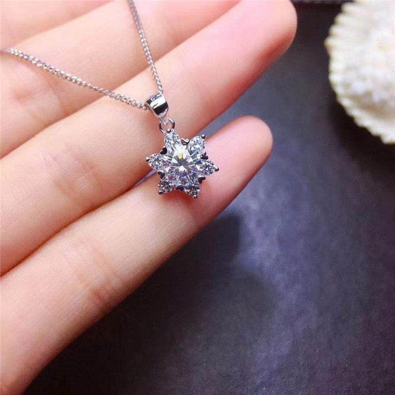 Fashion Personality Snowflake Luxury Women's Pendant - MYLUXURY LANE ENTERPRISE