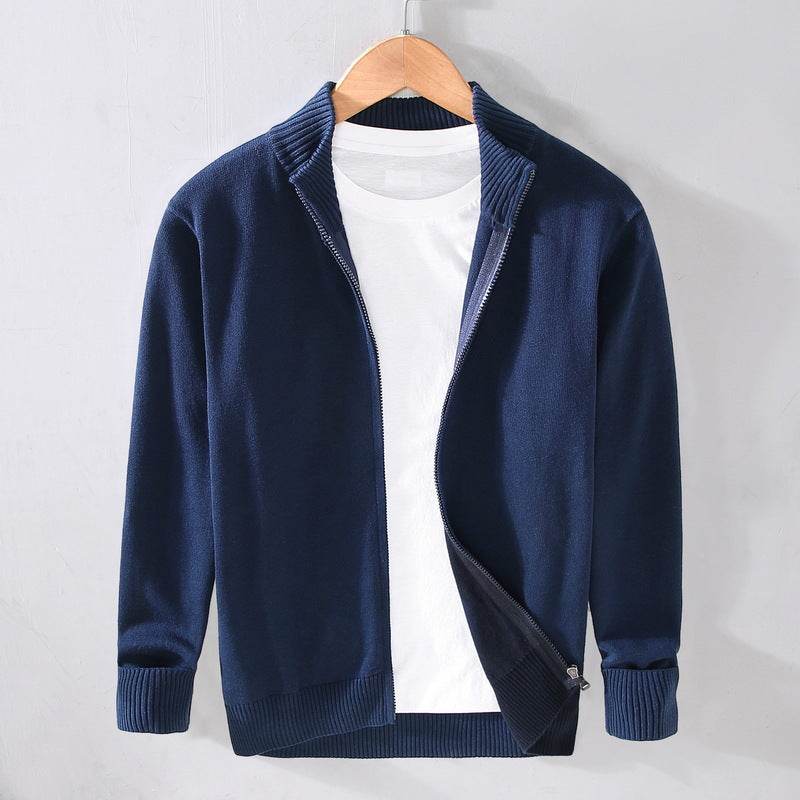 Men's Slim Basic Solid Color Sweater Top - MYLUXURY LANE ENTERPRISE