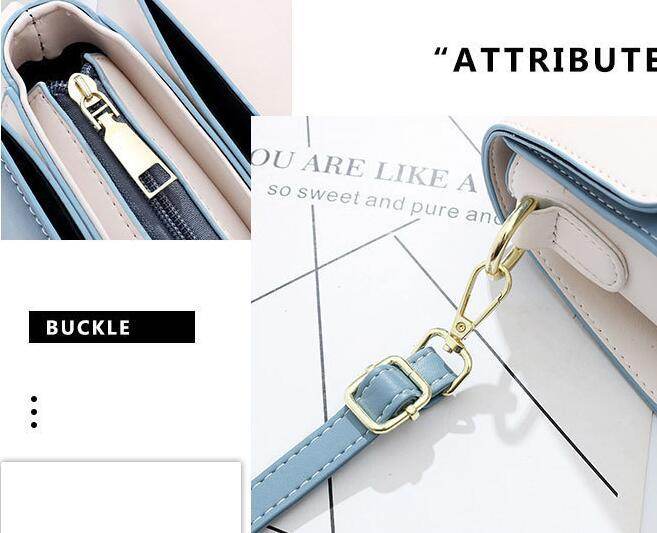 Ins Style Crossbody Square Shoulder Bag - MYLUXURY LANE ENTERPRISE