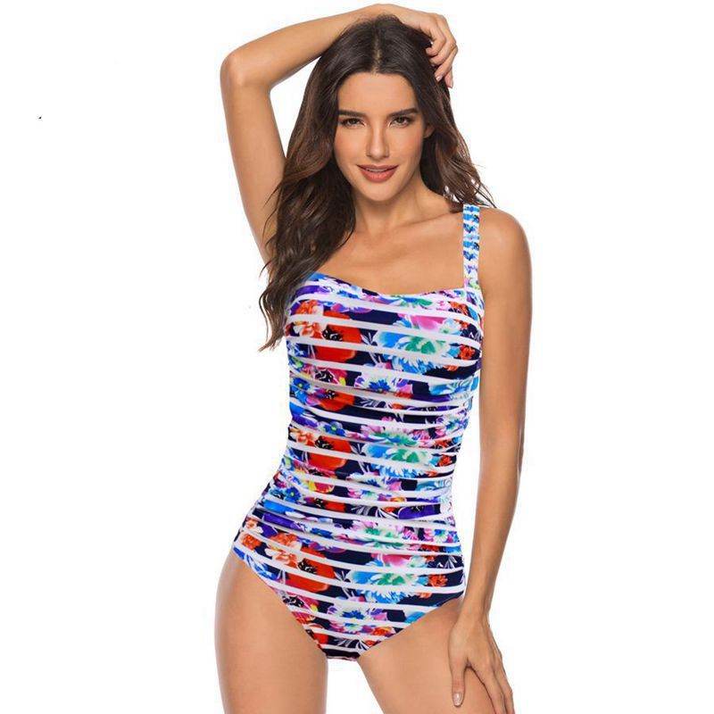 Women's swimwear with solid shoulder straps - MYLUXURY LANE ENTERPRISE
