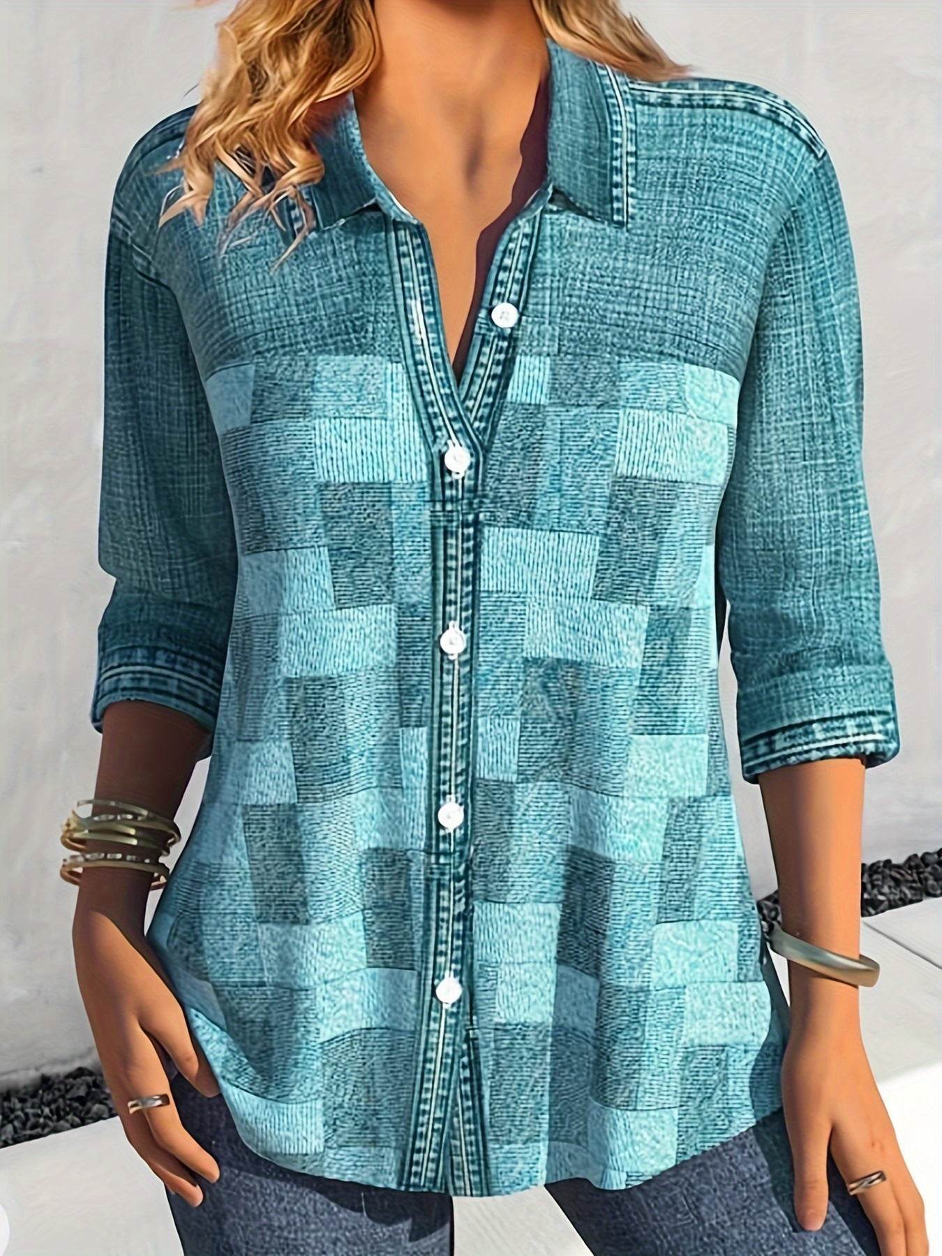 Women's Autumn Vintage Denim Jacket - MYLUXURY LANE ENTERPRISE