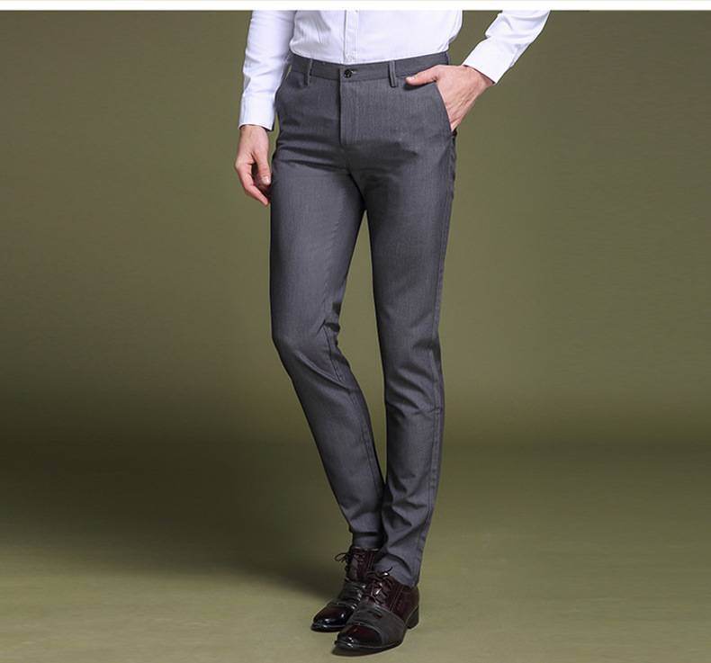 Slim-fit stretch pants with four seasons feet - MYLUXURY LANE ENTERPRISE