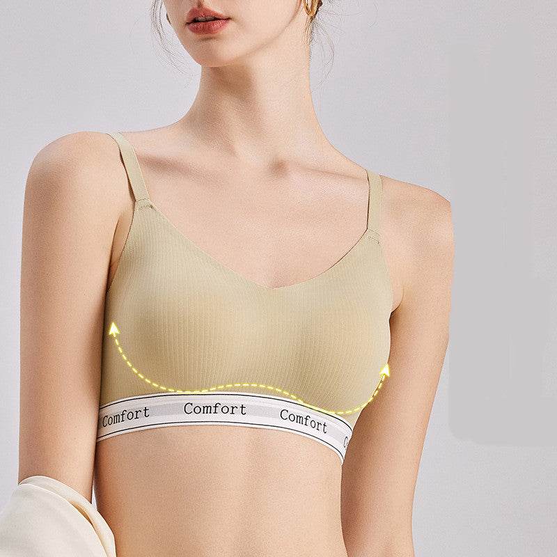 Seamless Comfort Wireless Bra for Women - Soft Jelly Support, Removable Pads, Breathable & Stretchy Fabric, Perfect for Sports & Casual Attire - MYLUXURY LANE ENTERPRISE