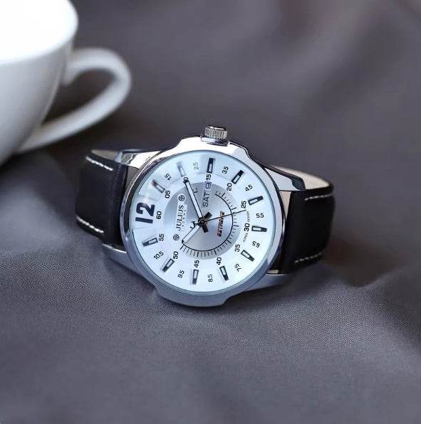 Fashion Calendar Week Quartz Handsome Men's Watch - MYLUXURY LANE ENTERPRISE