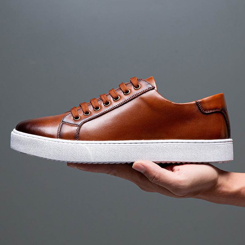 British Style Brushed Casual Shoes Soft Bottom Men - MYLUXURY LANE ENTERPRISE