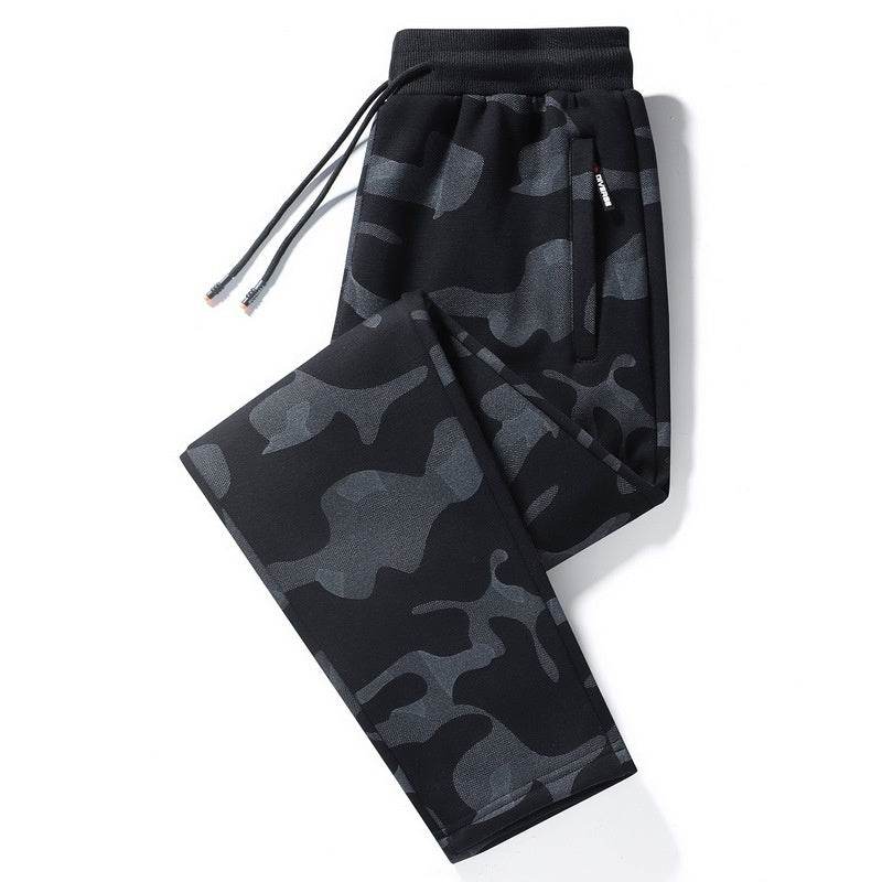 Men's Autumn Winter Cotton Men's Casual Pants Plus-sized Ankle Banded Pants - MYLUXURY LANE ENTERPRISE