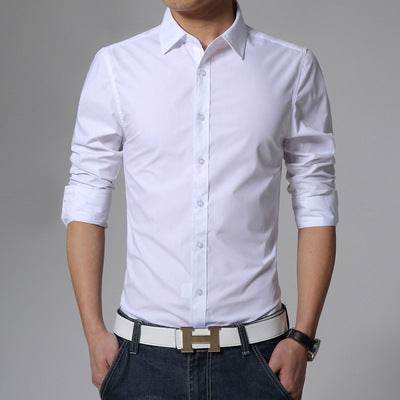French Dress Shirt Formal Tuxedo Shirts - MYLUXURY LANE ENTERPRISE