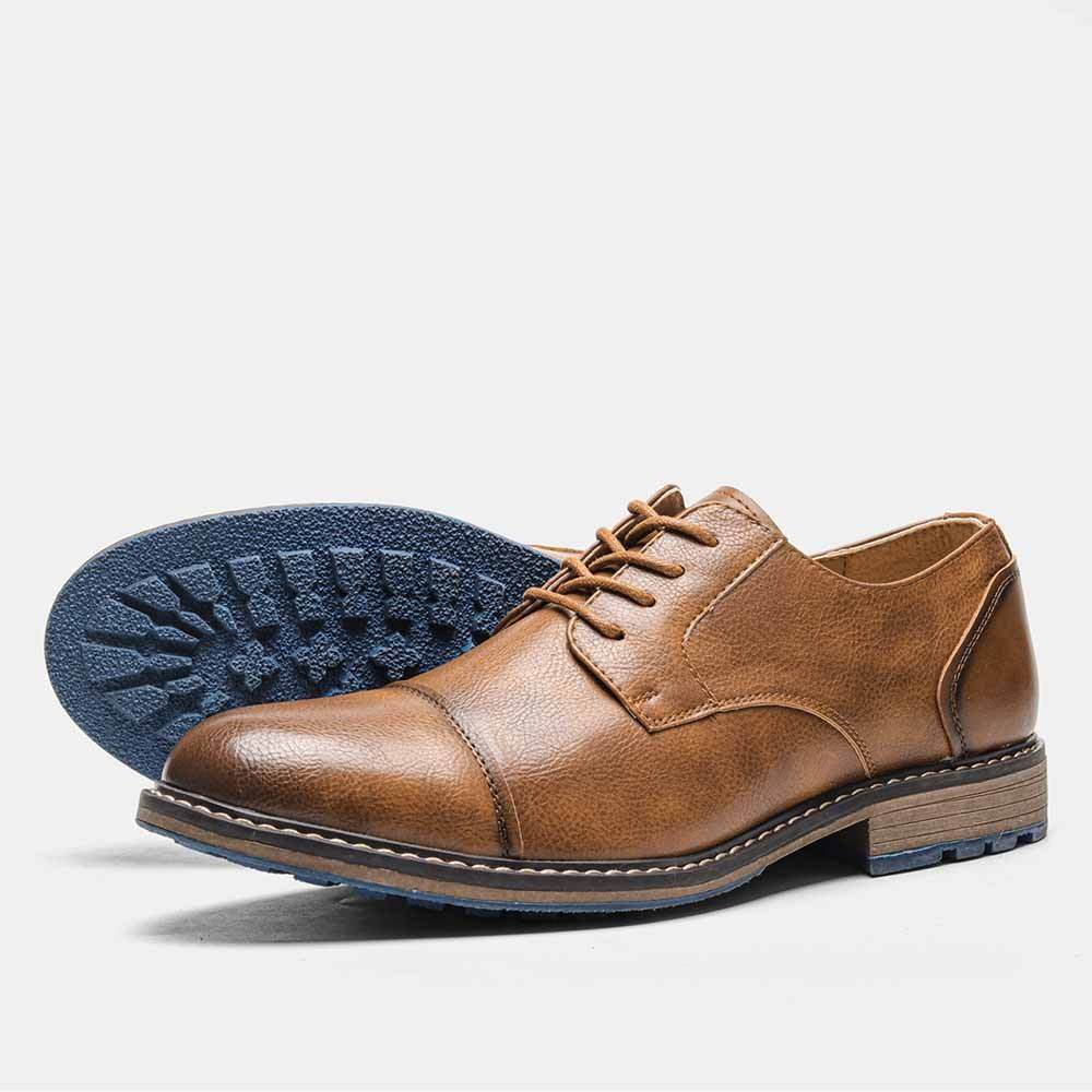 Business Formal Wear Cross-border Plus Size Retro Summer Men's Fashion Leather Shoes - MYLUXURY LANE ENTERPRISE
