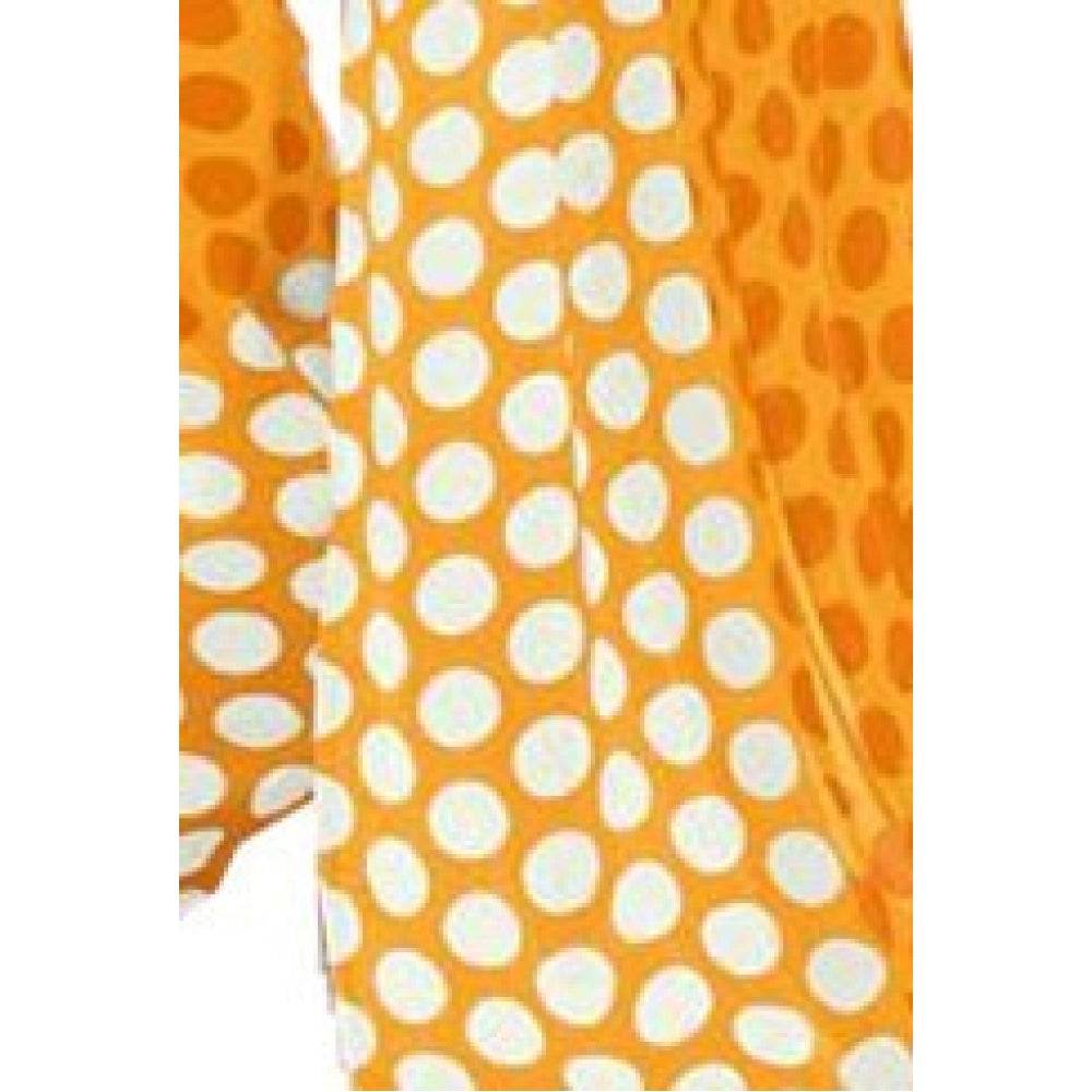 Generic Womens Geogrette Saree with Blouse Digital Printed Saree (Yellow, 6.25 Mtr) - MYLUXURY LANE ENTERPRISE