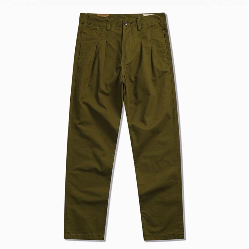 Autumn Cotton Straight Cargo Pants Men's - MYLUXURY LANE ENTERPRISE